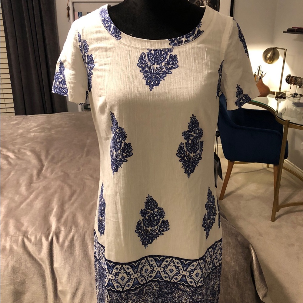 Adrianna Papell Printed Tunic Dress
